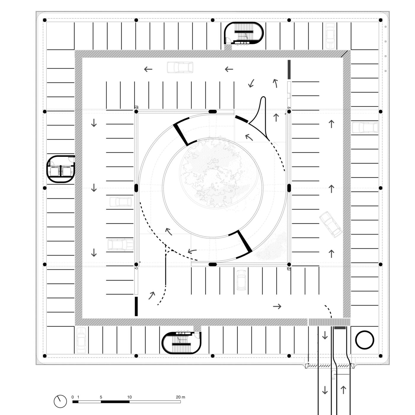 Claas-Vertou Parking Relais-plan etages