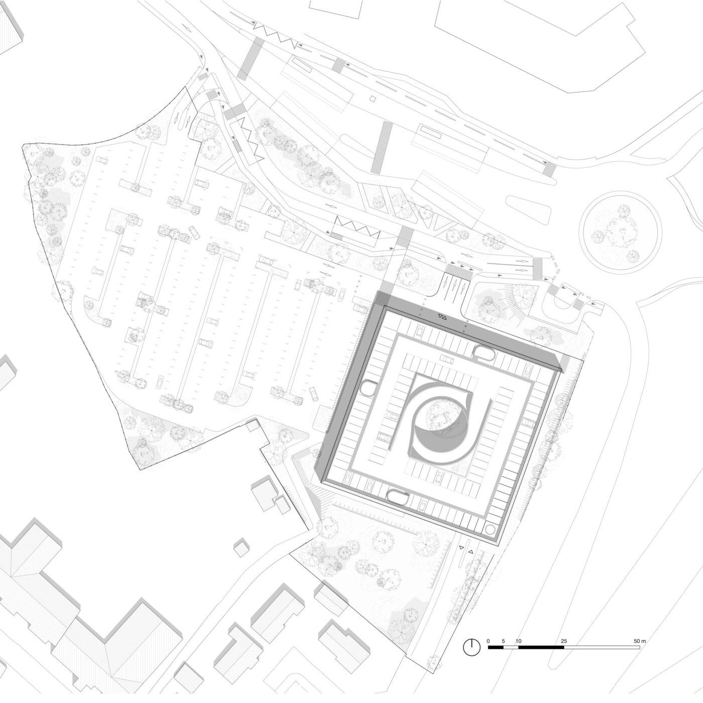 Claas-Vertou Parking Relais-plan mase