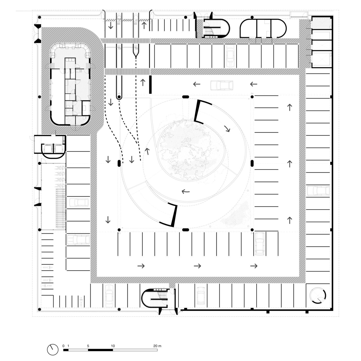 Claas-Vertou Parking Relais-plan rdc