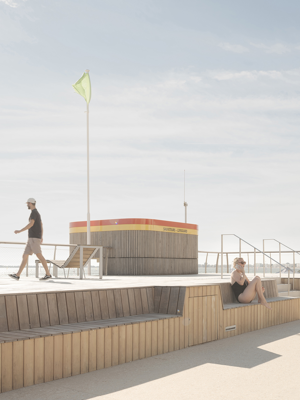 Postes de secours à Pornichet, Claas Architectes
