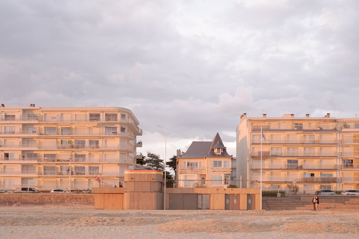 Postes de secours à Pornichet, Claas Architectes